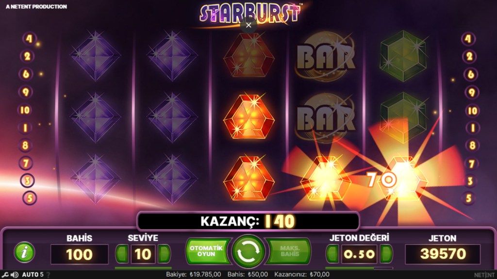 Starburst Slot Review - play the game from Canada!