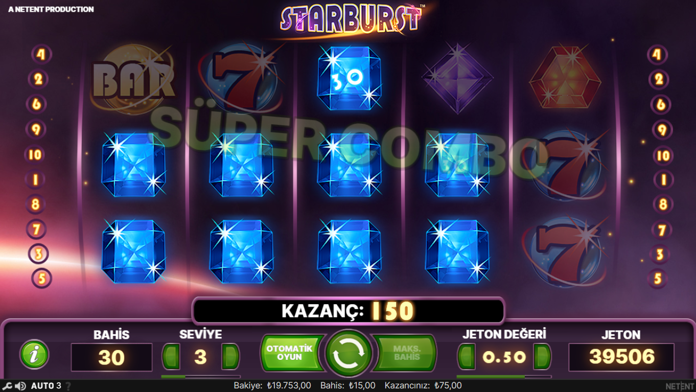 Starburst Oynanış Mekanikleri