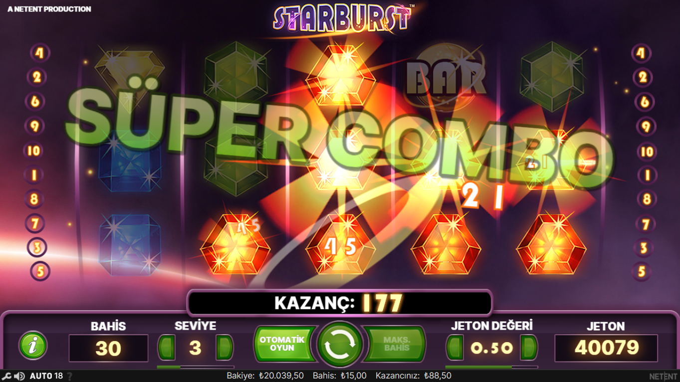 Starburst Oyununun Risk Seviyesi